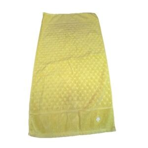 Kate Spade New York Yellow Textured Cotton Hand Towel 25.5"x15.5"